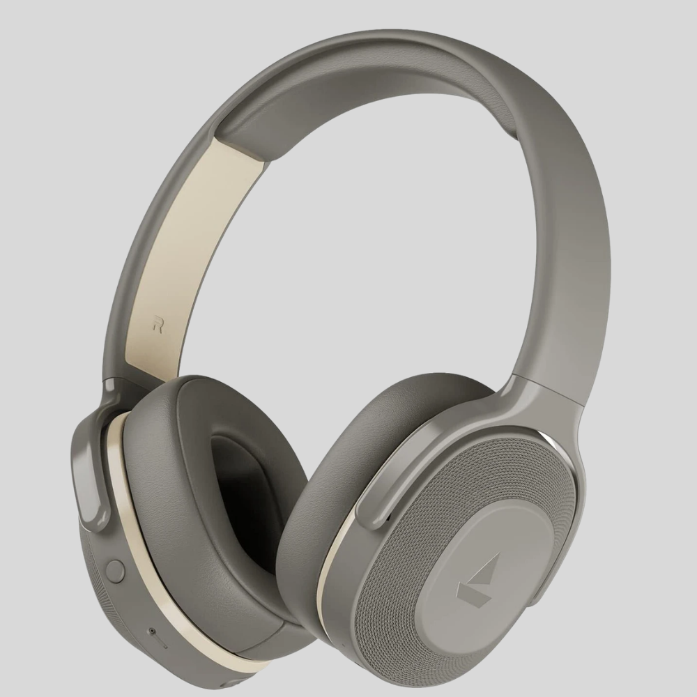 boAt Rockerz 425,25H Battery, BEAST Mode,ENx,Dual Pair, Stream Ad Free Music via App Bluetooth Headset (Ash Grey, On the Ear)